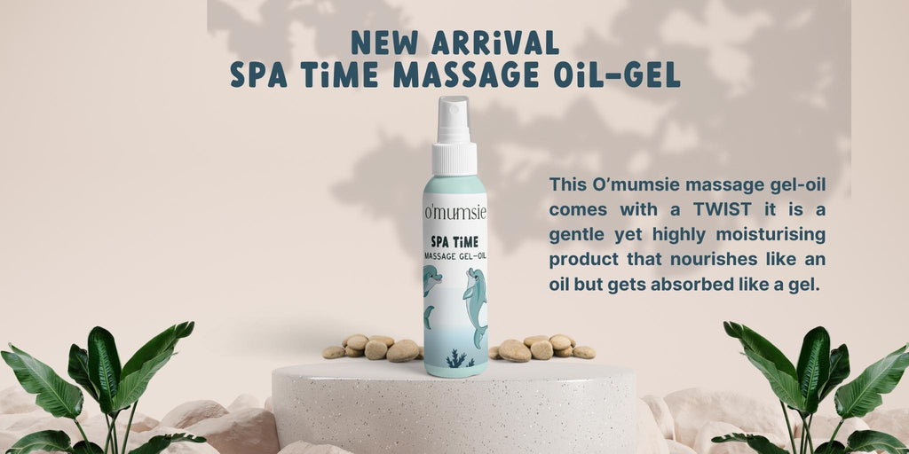 Omumsie baby massage oil gel, unique product