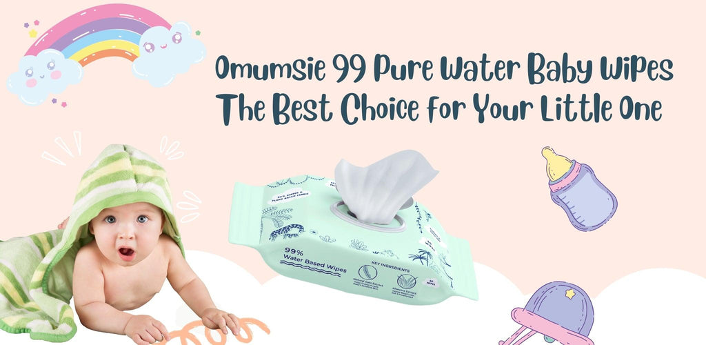 Omumsie 99 Pure Water (Unscented) Baby Wipes: The Best Choice for Your Little One - omumsie
