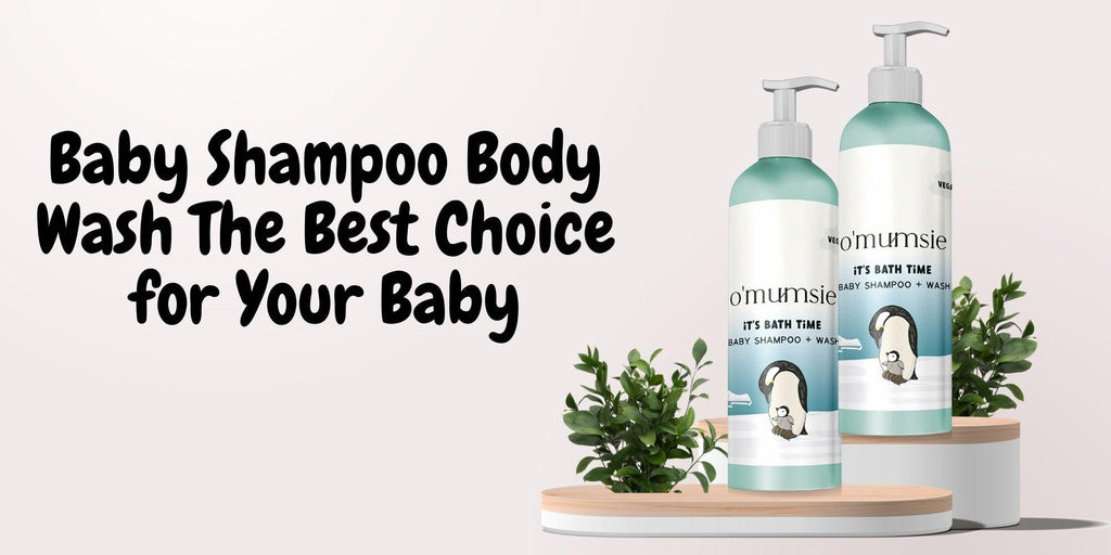 Omumsie Baby Shampoo + Baby Body Wash: The Best Choice for Your Baby's Delicate Skin and Smooth Hair - omumsie