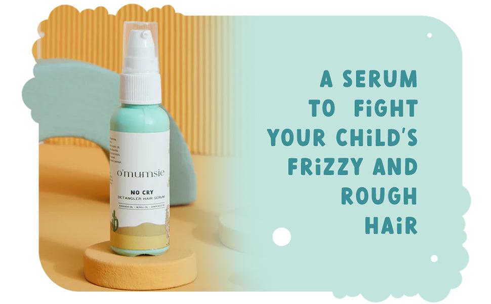 Say Goodbye to Tangled Hair with Omumsie Kids Detangler Hair Serum: A Comprehensive Guide to Hair Care for your kid. - omumsie