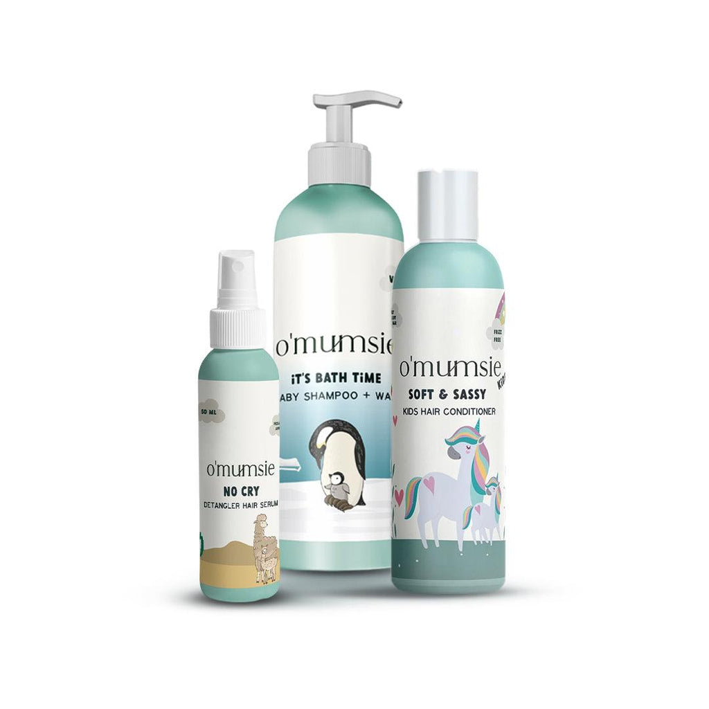 Lightweight hair serum for kids to control frizz and add shine