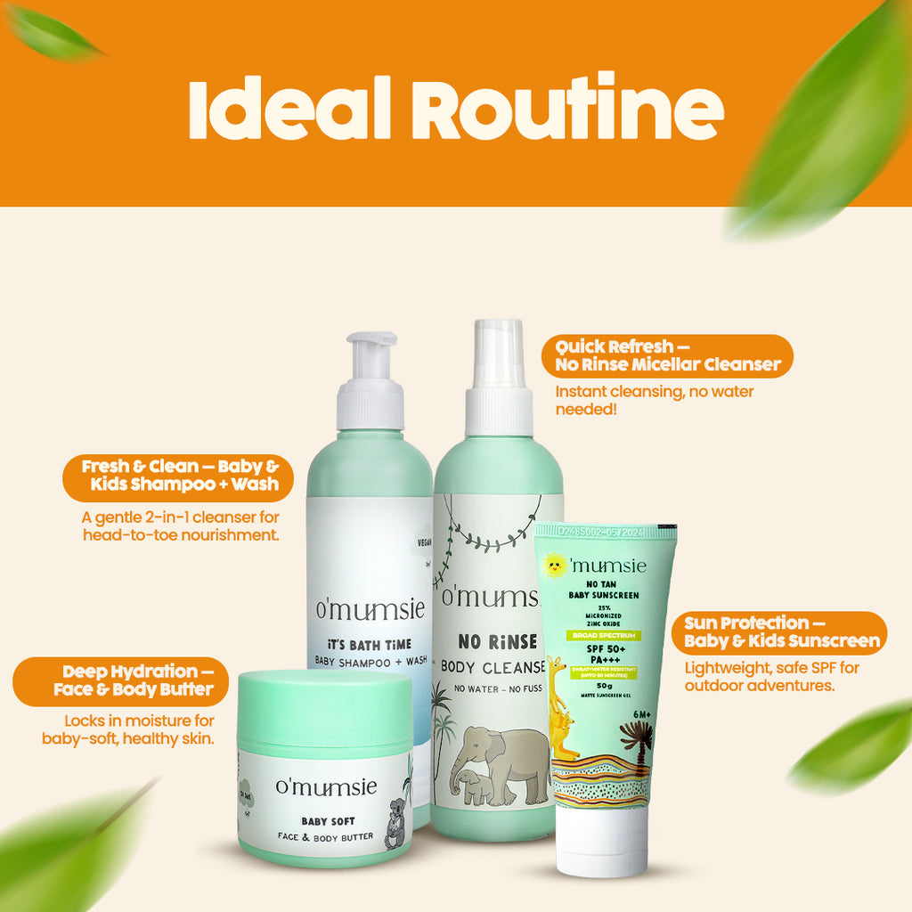 Deeply moisturizing baby face & body butter with shea and oats for dry, sensitive skin