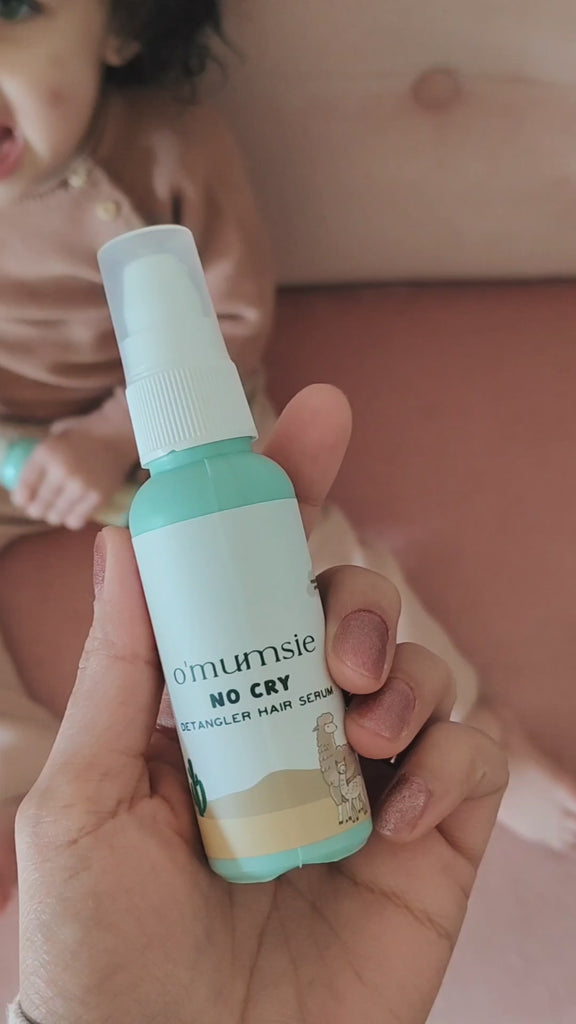 Easy combing hair serum for toddlers – Smooth & silky strands
